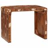 vidaXL End Table Brown 60 x 35 x 46 cm Solid Reclaim Wood