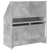 vidaXL Kids Bookshelf Concrete Grey 60 x 29.5 x 69 cm Engineered Wood
