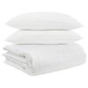 vidaXL Duvet Set with Pillow 3 pcs White Down Feather