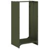 vidaXL Firewood Rack Olive Green 40x30x80 cm Cold-rolled steel