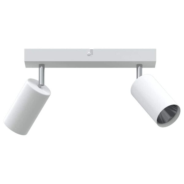 vidaXL Ceiling Spotlight White 26 x 5.5 x 16.5 cm Metal