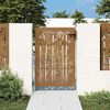vidaXL Garden Gate 85 x 125 cm Powder-coated steel Black Lockable