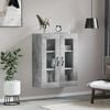 vidaXL Wall Mounted Cabinet Concrete Grey 69.5x34x90 cm Engineered Wood
