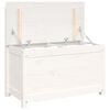 vidaXL Bench White 80x41x77 cm Solid Wood Pine