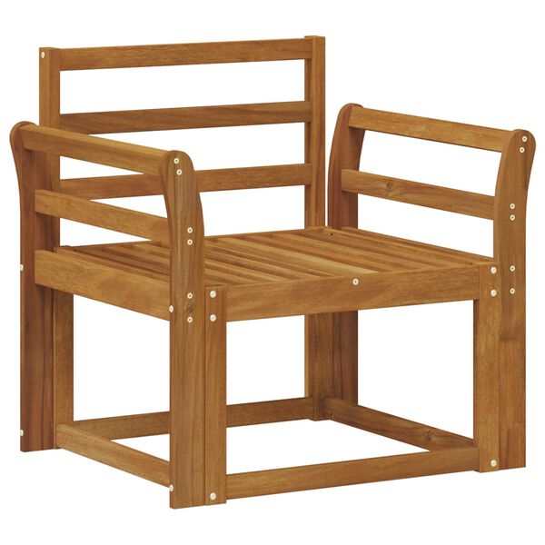 vidaXL Outdoor Sofa Solid Acacia Wood Natural