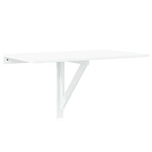 vidaXL Folding Table | White | Engineered wood | Compact | Foldable