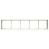 vidaXL Planter White 200x40x40 cm Cold-rolled Steel