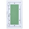 vidaXL Access Panel Green and Silver 20 x 35 cm