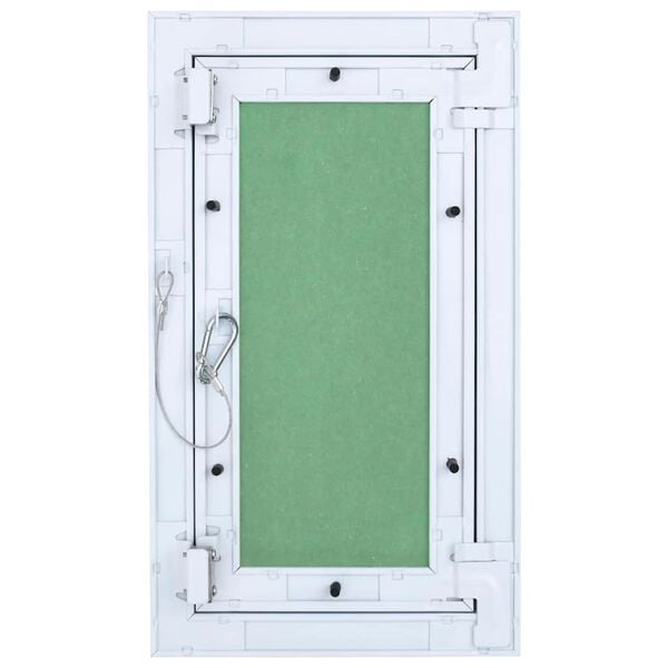 vidaXL Access Panel Green and Silver 20 x 35 cm