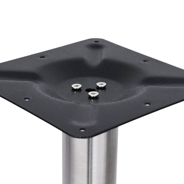 vidaXL Bistro Table Leg Silver &Oslash;45x72 cm Stainless Steel