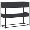 vidaXL Console Table Black 90x35x80 cm Engineered Wood