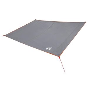 vidaXL Water Resistant Tarp -Person 240 x 350 cm Grey and Orange