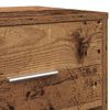 vidaXL Bedside Cabinet with Drawer Old Wood 40x34x50 cm