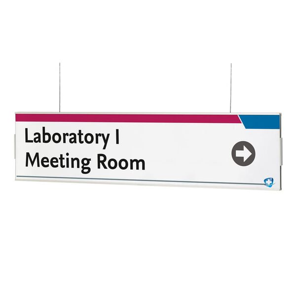 MOEDEL Suspended Sign ROM 15.1x60x1.9 cm