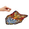 UNIDRAGON 197 Piece Wooden Jigsaw Puzzle Fiery Fox Medium 22x32 cm