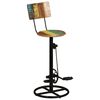 vidaXL Bar Stools 2 pcs Solid Wood Reclaimed