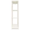 vidaXL Wardrobe White 110x40x167 cm Metal and Engineered Wood