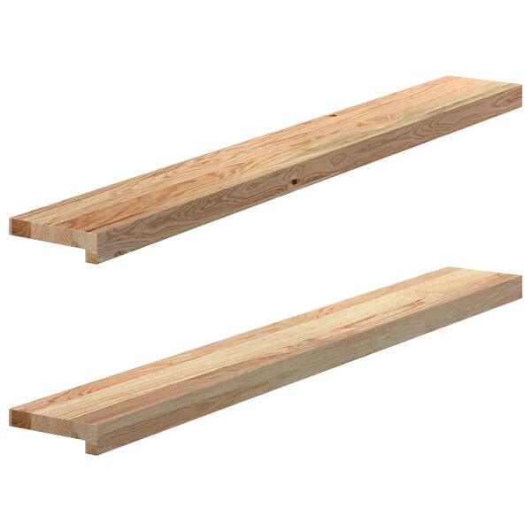 vidaXL Window Sills 2 pcs&nbsp;Untreated 120x15x2 cm Solid Wood Oak