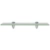 vidaXL Floating Shelves 2 pcs Glass 40x10 cm 8 mm