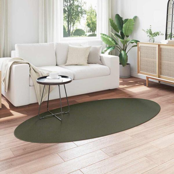 vidaXL Carpet HUARTE Forest Green 100 x 200 cm 100% Polyester