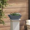 vidaXL Garden Planter 5 pcs Anthracite 40 x 40 x 15 cm