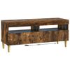 vidaXL LED TV Cabinet Smoked Oak Engineered Wood