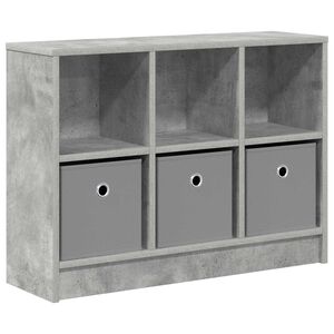vidaXL Sideboard with Drawer Concrete Grey 73.5 x 22.5 x 53.5 cm