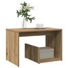 vidaXL Side Table Artisan Oak 59x36x38 cm Engineered Wood