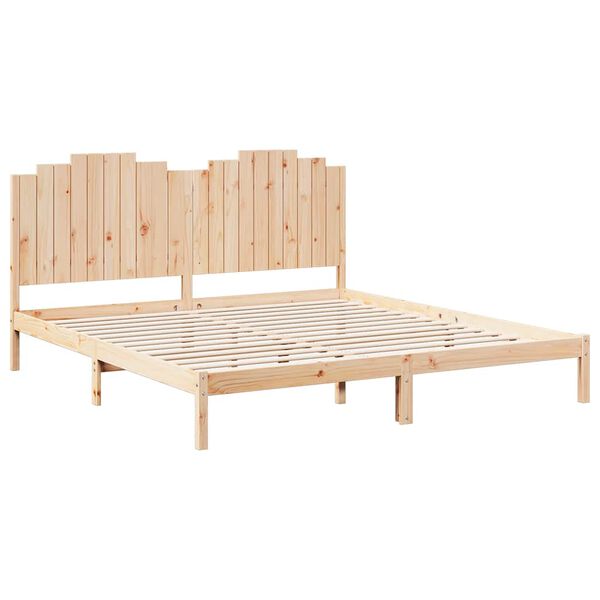 vidaXL Extra Long Bed Frame without Mattress 180x210 cm Solid Wood