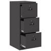vidaXL File Cabinet Black 44 x 50 x 106.5 cm Cold-Rolled Steel