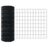 vidaXL Euro Fence Grey 0.4 x 50 m PVC-coated iron