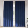 vidaXL Blackout Curtains 2 pcs Dark Blue 140 x 245 cm Velvet
