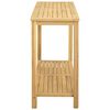 vidaXL Garden Console Table 110x40x75 cm Solid Acacia Wood