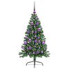 vidaXL Artificial Pre-lit Christmas Tree Green 120 cm PVC