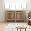 vidaXL Radiator Cover Artisan Oak 152 x 19 x 81.5 cm Engineered Wood