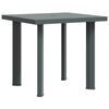 vidaXL Garden Table Green 80x75x72 cm Plastic