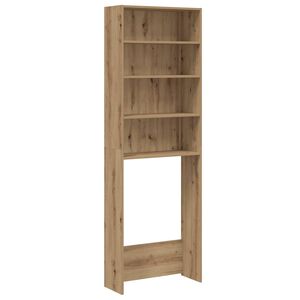 vidaXL Washing Machine Cabinet Artisan Oak 64x24x190 cm