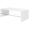 vidaXL High Gloss Coffee Table White