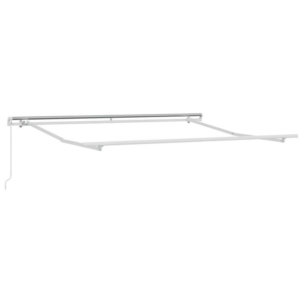 vidaXL Retractable Awning Retractable Red and White 300 x 250 cm