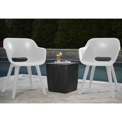 Keter Outdoor Chairs Akola 2 pcs White