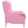 vidaXL Armchair Pink 76 x 94 x 102 cm Fabric