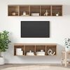 vidaXL TV Cabinet Set Wall-mounted 4 pcs Artisan Oak Engineered Wood