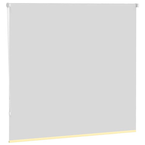 vidaXL Roller Blind Blackout Yellow 130x130 cm Fabric Width 126.6 cm Polyester