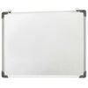vidaXL Magnetic Dry-erase Whiteboard White 90x60 cm Steel