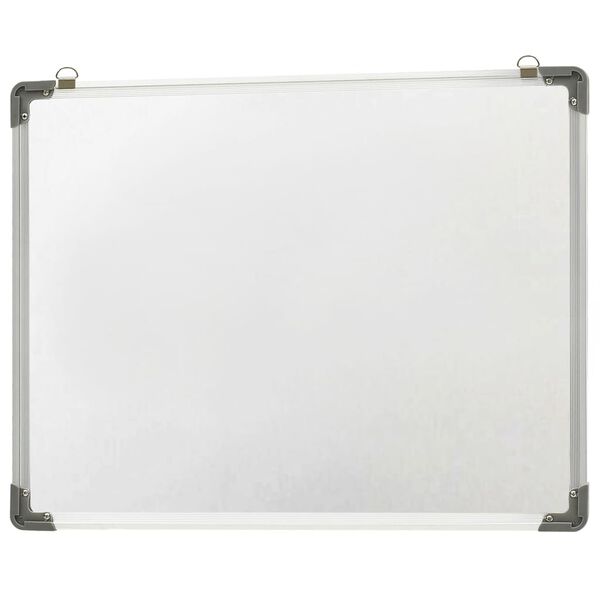 vidaXL Magnetic Dry-erase Whiteboard White 90x60 cm Steel