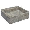 vidaXL Sink Grey 40x40x12 cm Marble