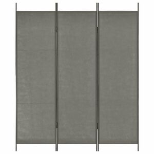 vidaXL Room Dividers Grey Fabric