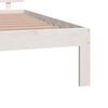 vidaXL Bed Frame without Mattress White 120x190cm Small Double
