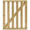 vidaXL Garden Slats Gate Impregnated Pinewood 100x120 cm