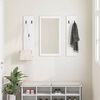 vidaXL Wall-Mounted Coat Rack White 96 x 1.5 x 90 cm Engineered wood